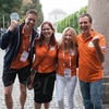 Richard and the Dutch team after winning the Mixed Teams World Championship, Wrocław 2016